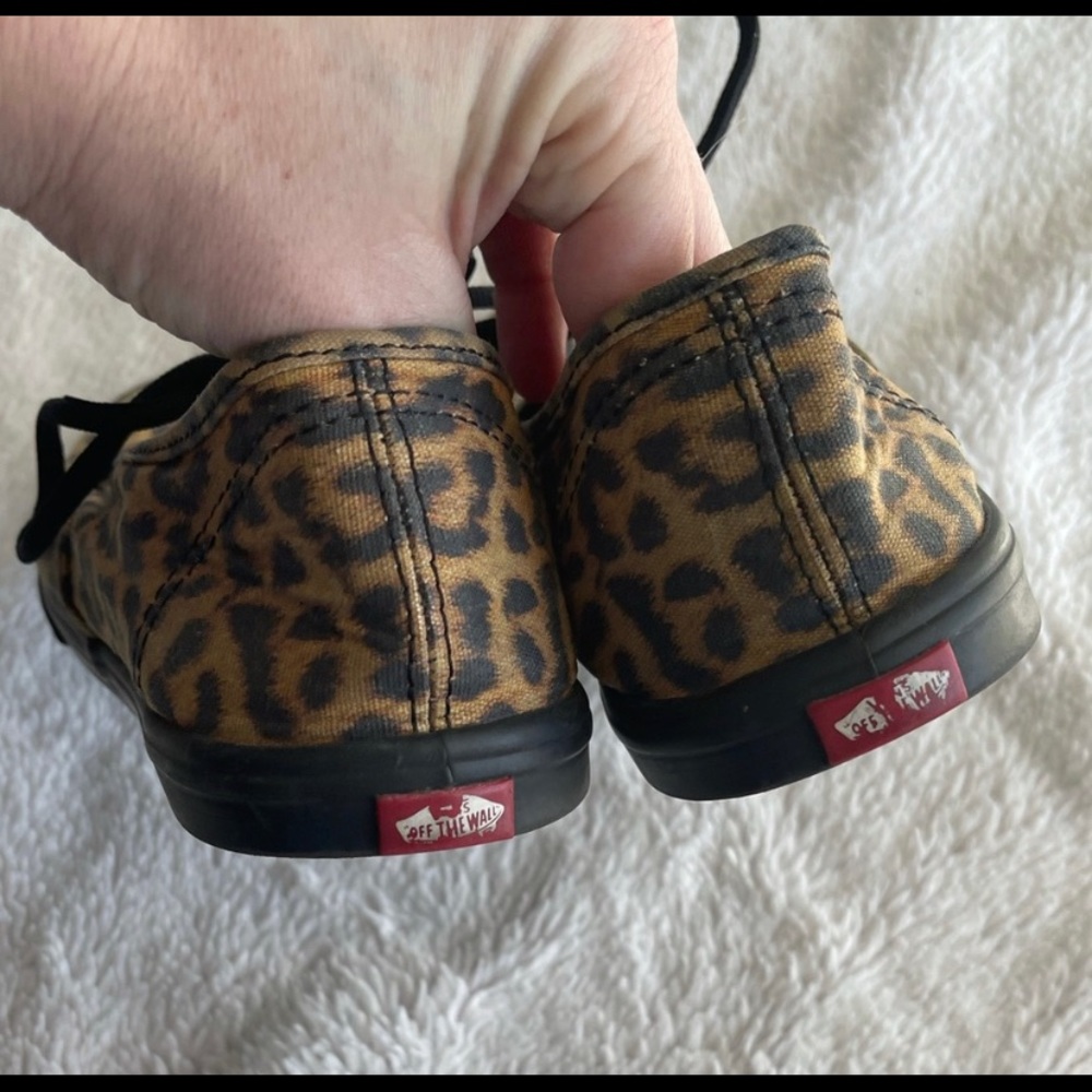 Cheetah / Leopard Print Vans - image 4